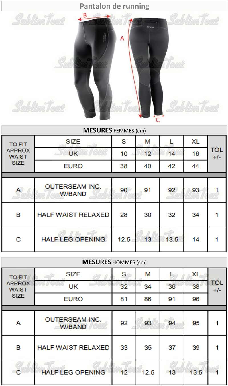 Fiche Technique Short Running Canisport19