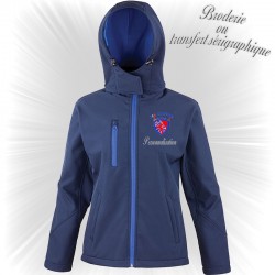 Veste Softshell à Capuche RCA