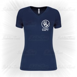 Tee Shirt Col V Femme CCPT