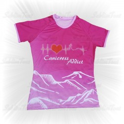 Tee Shirt Rose Canicross...