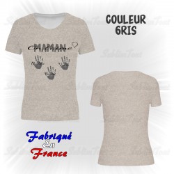 tee-shirt pour femme personnalisable. fabrication française