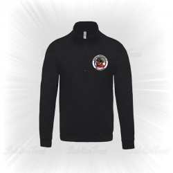 Sweat-shirt col zippé...