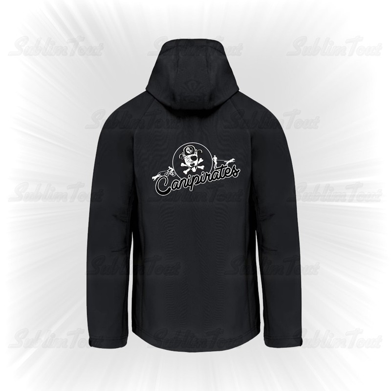 Softshell noir - verso