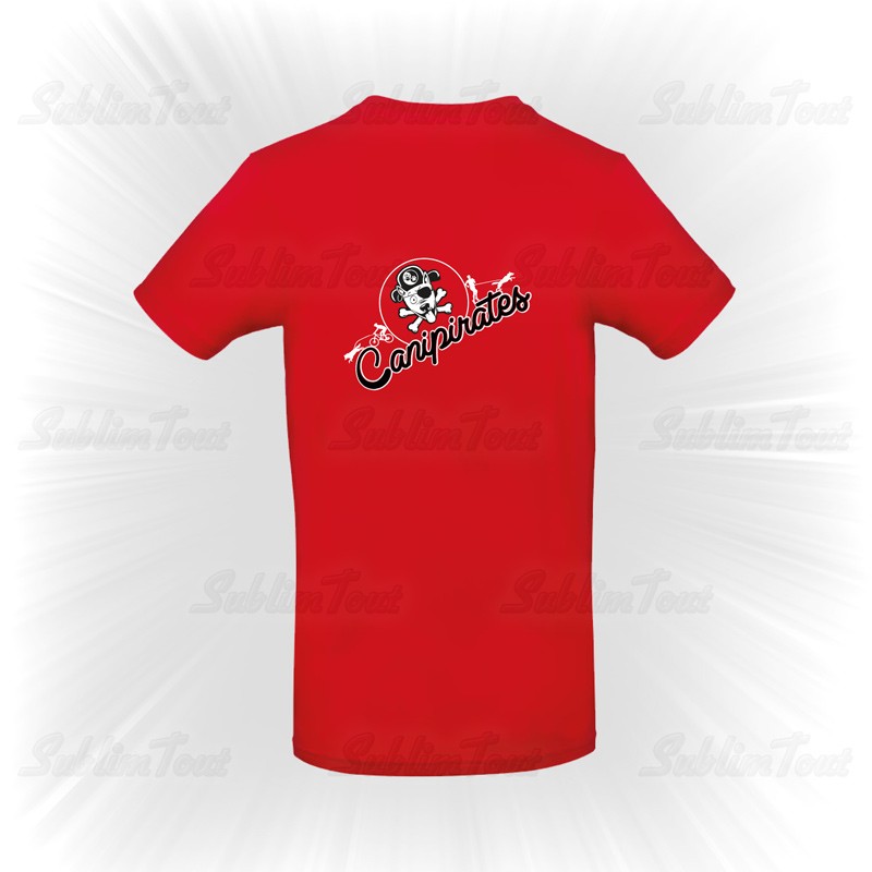 T-shirt rouge - verso