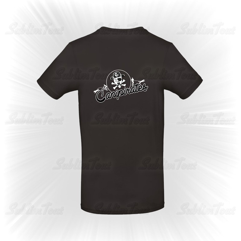 T-shirt noir - verso