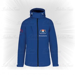 Softshell à Capuche Cani Azur