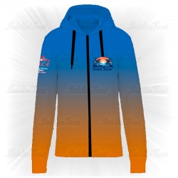 Sweat Zippé Cani Azur