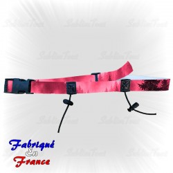 Porte Dossard Trail Rose
