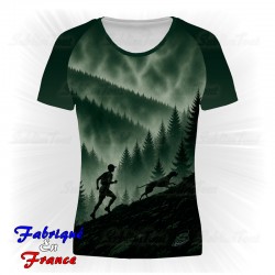Tee shirt Cani Trail Vert